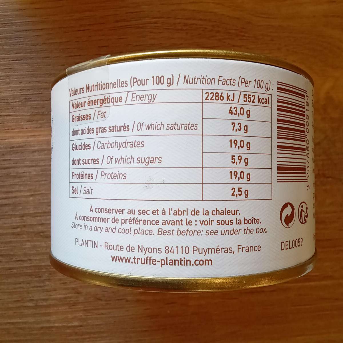 Noix de Cajou salées à la truffe d'été 1.2%