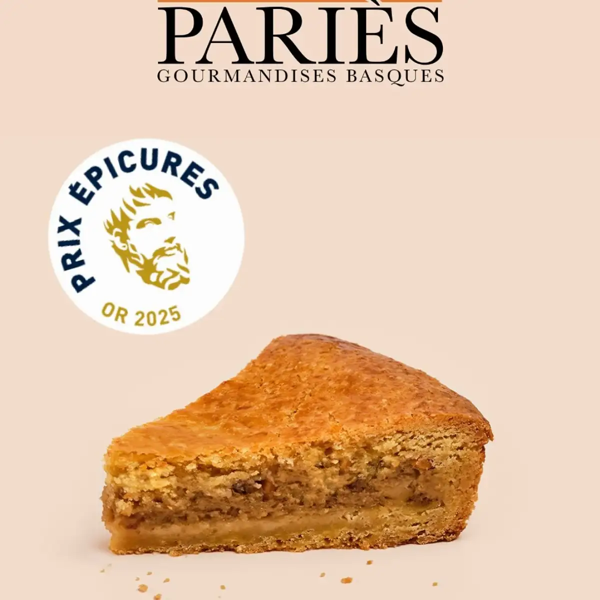 Gâteau Basque NOISETTES de la Maison PARIES